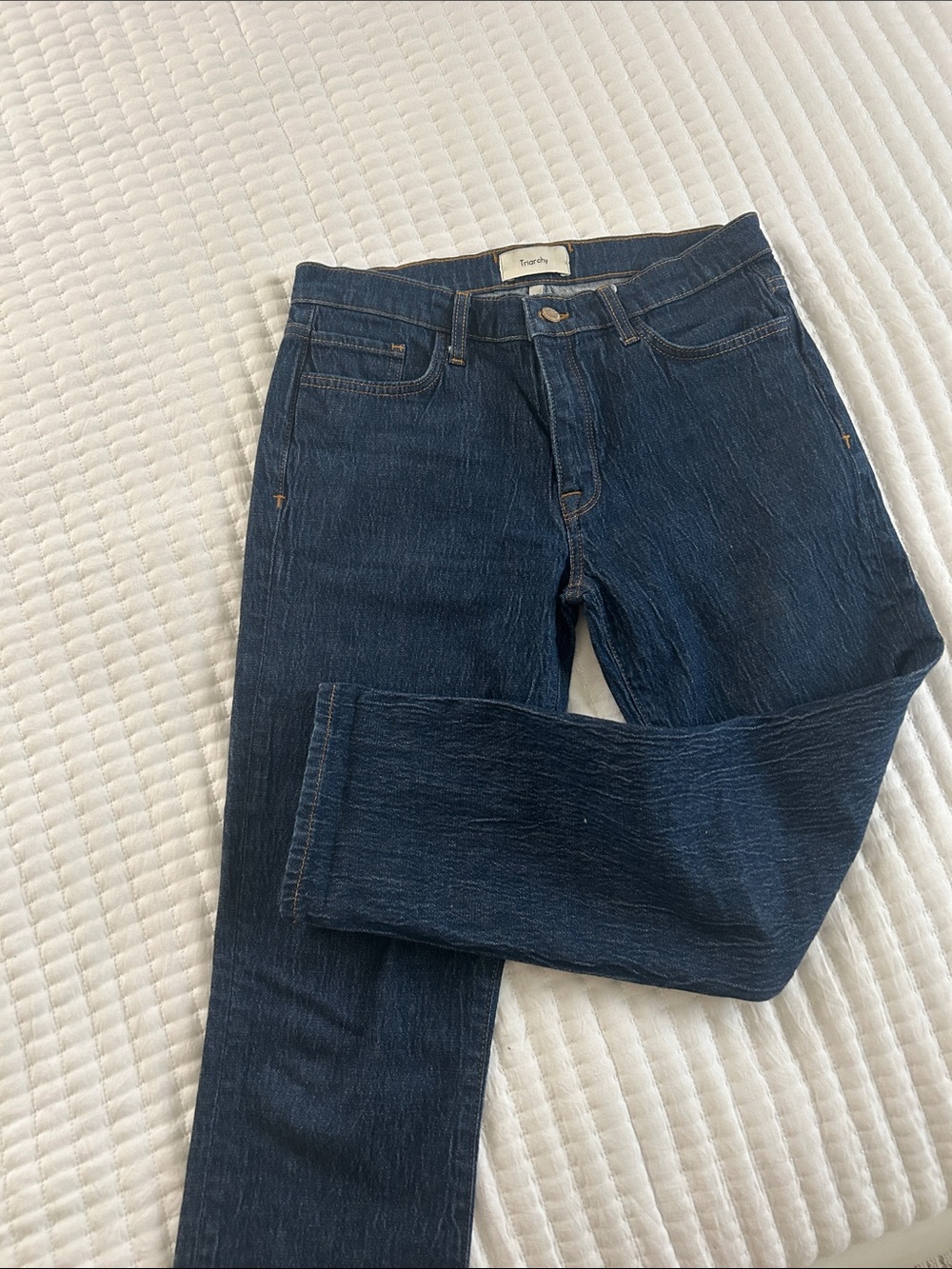 Worlds first plastic free Jeans - Dark Blue Women's Relaxed Fit